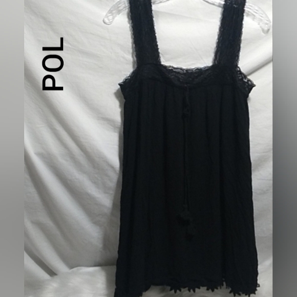 POL Other - (BX82) SALE! NWOT POL Lace Strap Sleeveless Top Lace Straps